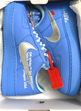 Cargar imagen en el visor de la galería, Nike Air Force 1 Low Off-White MCA University Blue