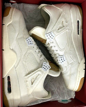 Cargar imagen en el visor de la galería, Jordan 4 Retro Levi's White
