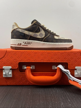 Cargar imagen en el visor de la galería, Nike Air Force 1 Low Louis Vuitton Monogram Brown Damier Azur