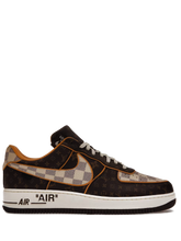 Cargar imagen en el visor de la galería, Nike Air Force 1 Low Louis Vuitton Monogram Brown Damier Azur