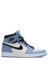 Cargar imagen en el visor de la galería, Jordan 1 Retro High White University Blue