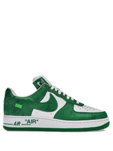Cargar imagen en el visor de la galería, Louis Vuitton Nike Air Force 1 Low By Virgil Abloh White Green
