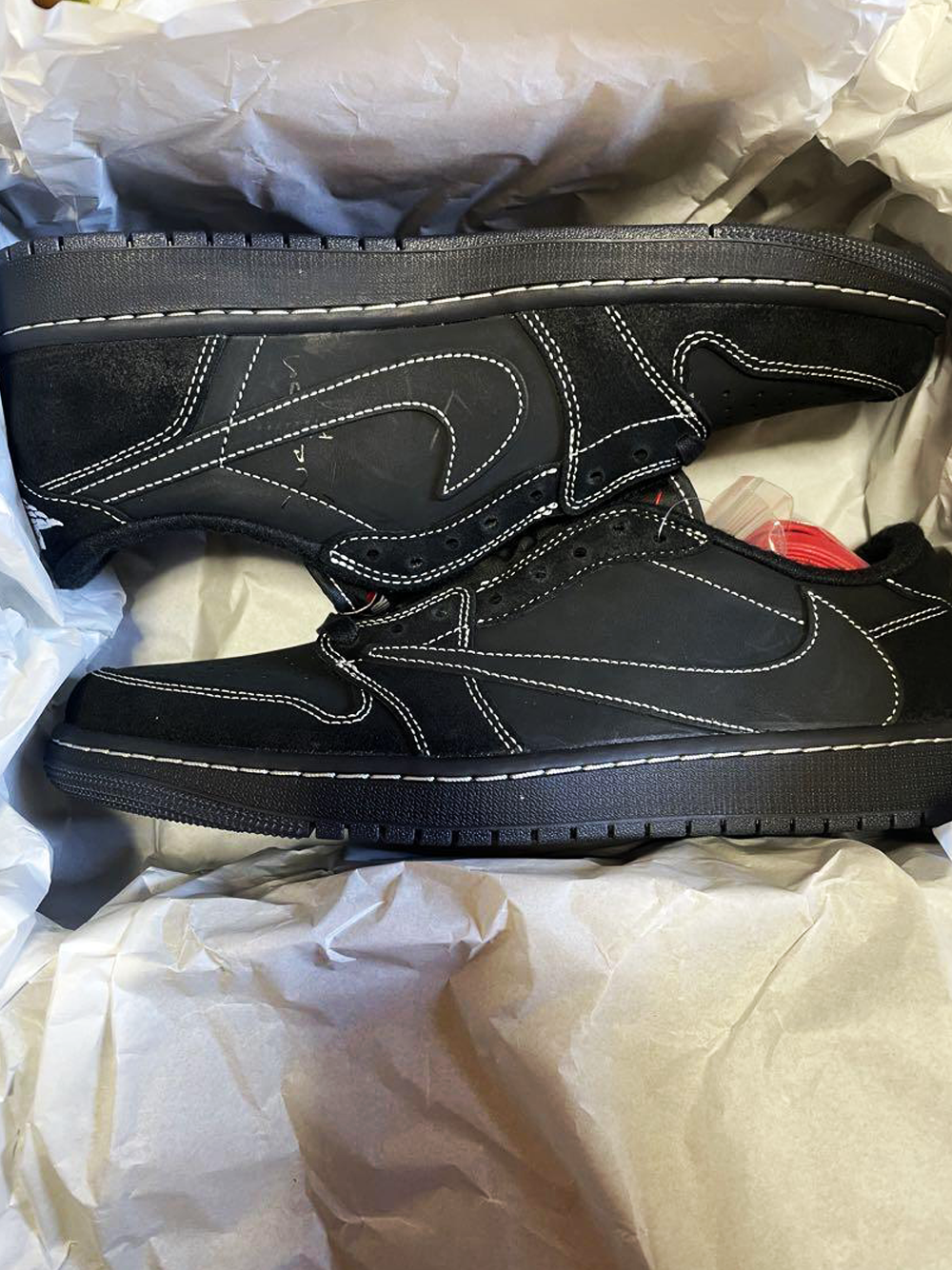 Jordan 1 Retro Low OG SP Travis Scott Black Phantom UnicGo
